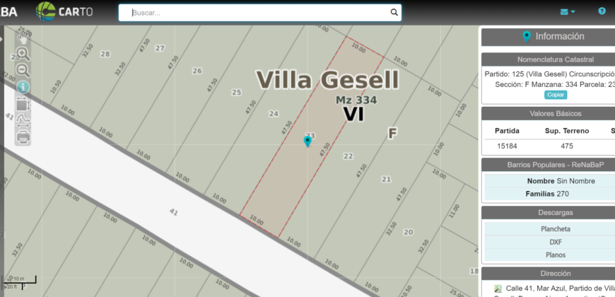 Terreno en Venta, Mar Azul